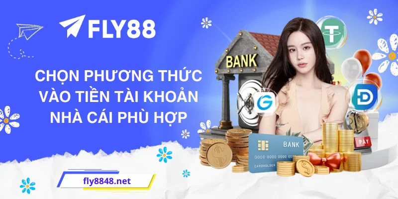 Chọn phương thức vào tiền tài khoản nhà cái phù hợp